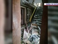 O butelie de gaz defectă a provocat o explozie puternică în apartamentul unei pensionare. 19 locuințe au fost distruse