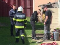 Trei copii au ajuns la spital cu arsuri, după ce le-a explodat casa, în Dâmbovița. Fata cea mare a aprins un arzător