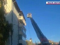 Incendiu în balconul unui bloc din Pucioasa. De la ce a pornit
