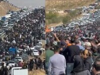mii de oameni merg la mormantul lui mahsa amini