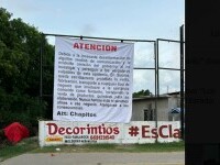 Fiii traficantului El Chapo au afişat bannere