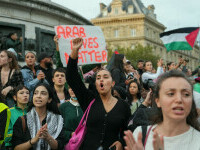 Sute de persoane manifestează în favoarea Palestinei la Paris, în pofida unei interdicţii