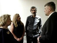 Marcel Ciolacu s-a întâlnit cu diaspora română din Israel: „Cuvintele nu pot alina pierderea persoanelor dragi”