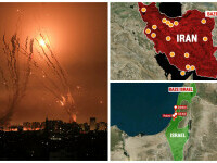 Iranul a lansat circa 200 de rachete asupra Israelului. Teheranul confirmă ofensiva: „Îi vom lovi mai puternic”. Reacția SUA