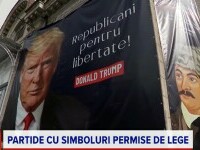 Imaginea lui Trump, folosită electoral în România. Reacția unui american când a văzut un afiș cu el în București