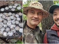 Tezaur antic, descoperit de doi arheologi de ocazie într-o pădure din Botoșani: „A fost ziua noastră norocoasă”