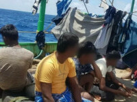 Refugiații tamiliau ajuns pe insula Diego Garcia cu o barcă