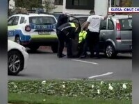 Şofer beat, „săltat” de polițiștii din Pitești după ce a fost văzut conducând haotic. În mașină se afla și tatăl lui de 80 de ani