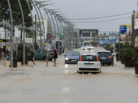 Ploile torențiale au paralizat Ibiza. Uraganul Gabrielle a provocat inundații istorice afectând mii de turiști