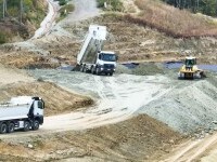 Munții Carpați autostradă