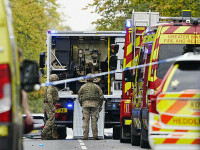 Atac armat lângă o sinagogă din Manchester. Două persoane au murit, alte trei sunt în stare gravă. Suspectul a fost împuşcat