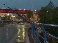 Vreme extremă în aproape toată țara. Cod roșu de ploi, vijelii periculoase și ninsori. ”Anotimpul s-a schimbat peste noapte”