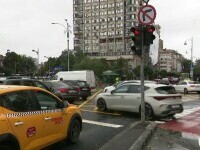 Primăria Capitalei vrea să rezolve ambuteiajele cu vopsea galbenă. Marcajul care va apărea în marile intersecții