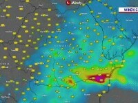 Potop în România: Apă cât să umple o cadă pe fiecare metru pătrat. „Luați alimente pentru 72 de ore”