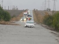 Pagube semnificative în România, după ploile provocate de ciclonul Barbara. Imaginile dezolante surprinse în țară