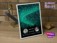 (P) De la amintiri la stele: românii descoperă farmecul tablourilor personalizate cu harta cerului