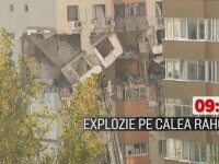 Filmul tragediei din Rahova. Blocul explodat arată de parcă a fost lovit de o rachetă. „Etajul 7 a ajuns la etajul 5”