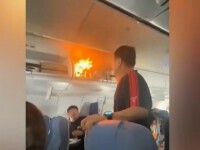 incendiu baterie avion