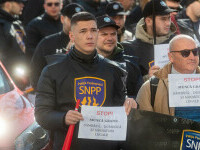 Protest angajați penitenciare