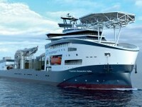 Cum arată cea mai modernă și dotată navă făcută vreodată în România. A fost lansată la șantierul naval din Tulcea