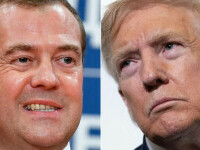 Reacția furibundă a lui Medvedev, după sancțiunile SUA impuse Rusiei: „Pacificatorul” guraliv e picior de război cu Moscova