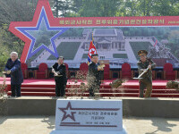 Coreea de Nord a ridicat un memorial pentru soldații săi care au murit pentru Rusia în războiul din Ucraina | GALERIE FOTO