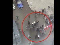 VIDEO. Lupte de stradă într-o zonă rezidențială din Moscova, cu bâte și lopeți. Zeci de persoane au fost reținute de poliție