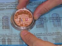 Cum arată prima monedă colorată din România. BNR va emite cel mult 5.000 de bucăți