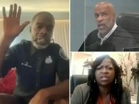 politist fara pantaloni