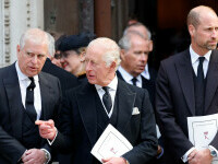 Regele Charles, alături de prințul William și fostul prinț Andrew