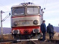 O locomotiva a deraiat in apropierea garii Orsova