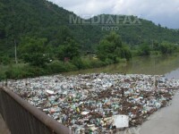 Cosuri de gunoi ecologice pe malurile Crisului Repede