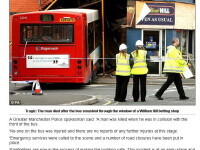 A fost calcat de autobuz intr-o casa de pariuri!