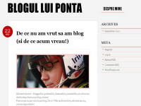 Blogul lui Ponta