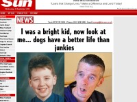 Drogurile l-au transformat intr-o umbra! La 31 de ani arata ca la 50