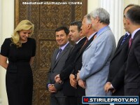 Roberta Anastase in fata ministrilor cabinetului Boc