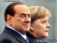 Silvio Berlusconi si Angela Merkel