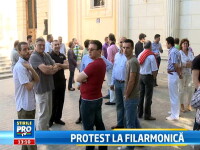 Proteste la Filarmonica