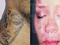 Rihanna si Chris Brown se intrec in tatuaje RIDICOLE. Ce si-a desenat fostul iubit al cantaretei