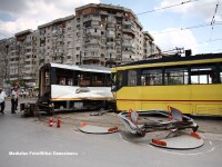 Doua tramvaie s-au ciocnit la Galati. Cinci femei au fost ranite