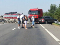 accident A2 cisterna cu aditivi