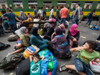 refugiati budapesta - getty