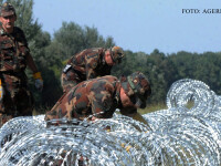 soldati maghiari ridica un gard anti-imigranti