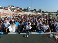 Musulmani pe stadionul Dinamo - AGERPRES