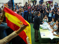 presedintele parlamentului Cataloniei voteaza