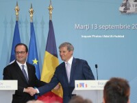Dacian Ciolos si Francois Hollande