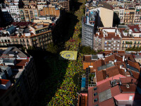 Jumătate de milion de oameni au cerut independenţa Cataloniei