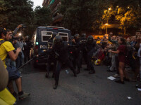 Proteste violente pentru obținerea independenței Cataloniei