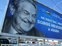 afis anti-Soros in Ungaria