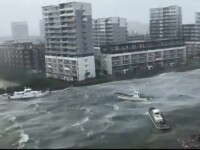 Haos în Japonia, cauzat de taifunul Jebi. 10 oameni au murit, vântul a atins 220 de km/h